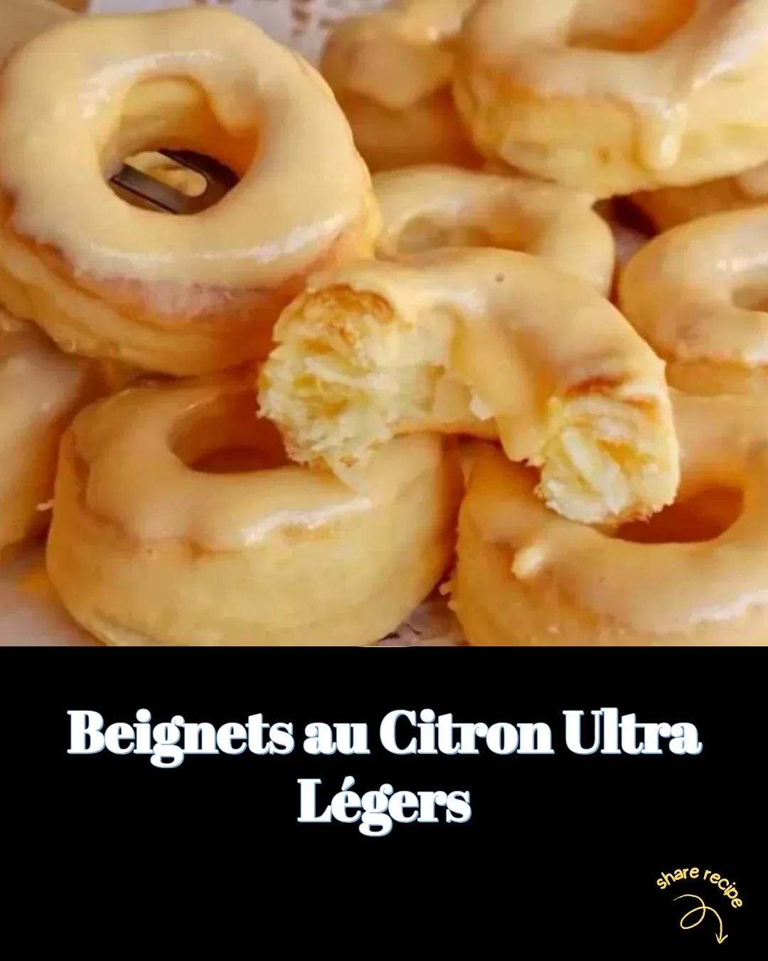 Recette de beignets au citron ultra légers, un dessert délicieux et savoureux.