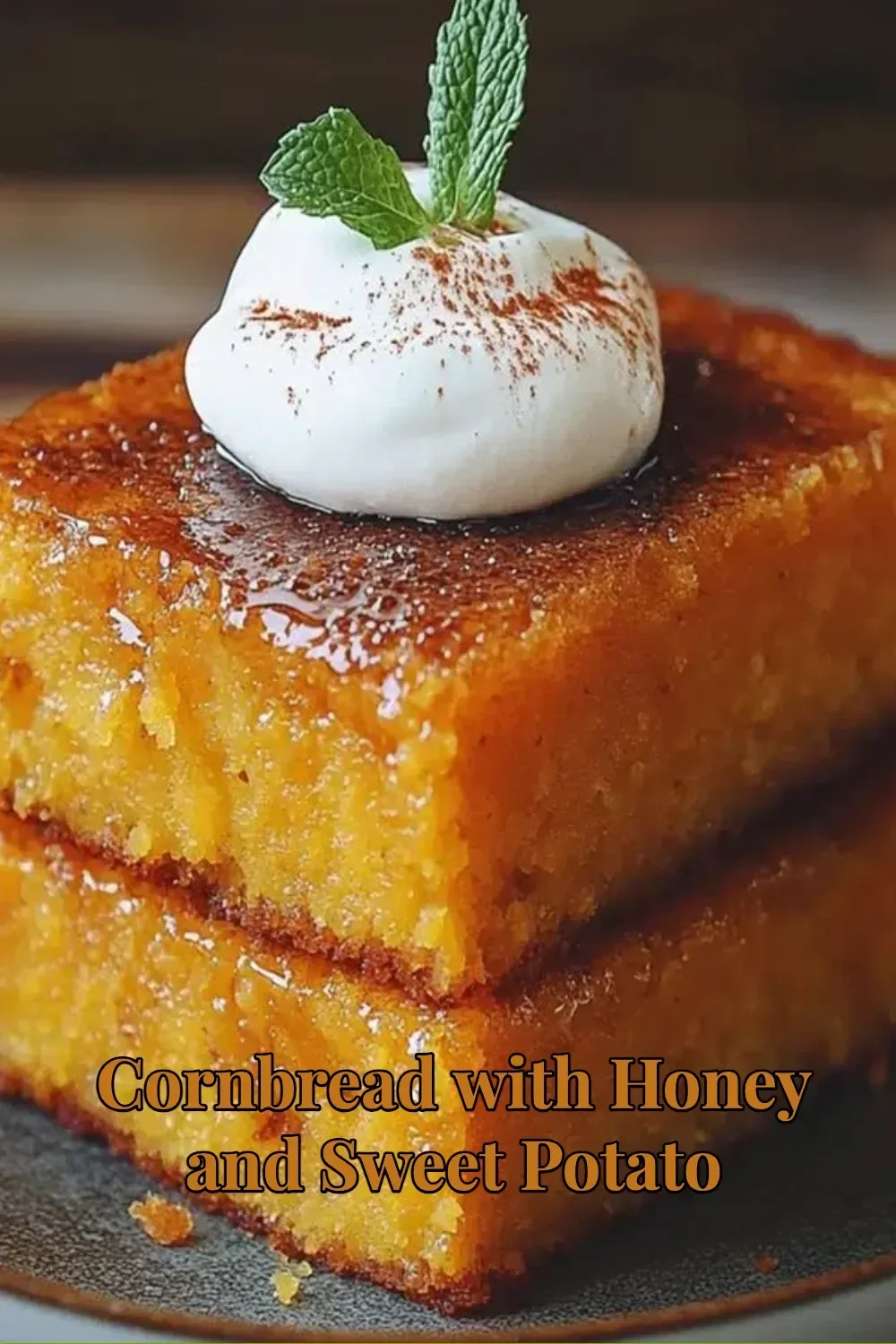 Recette de cornbread au miel et à la patate douce