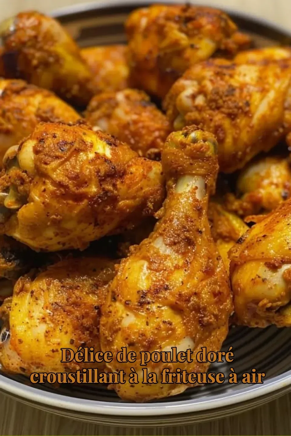 Recette de poulet doré croustillant à la friteuse à air