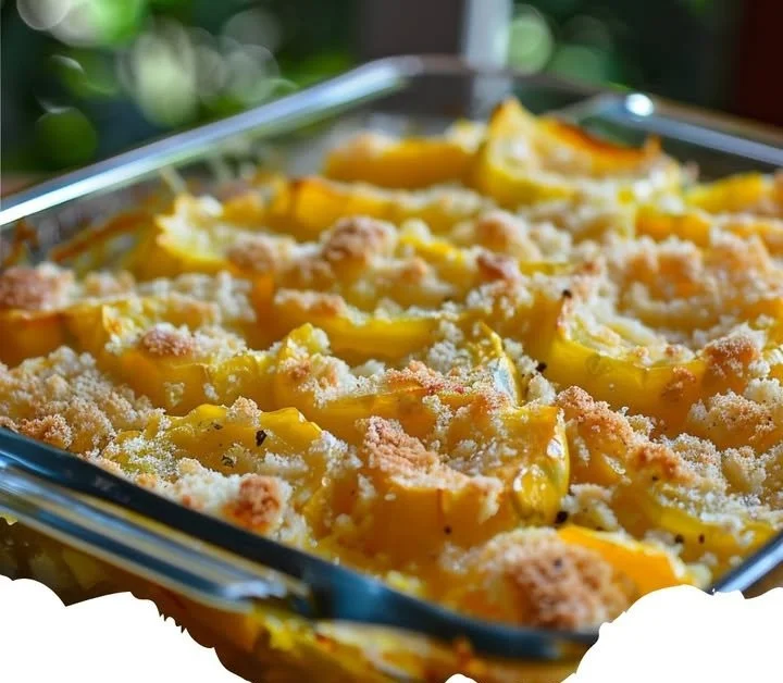 Casserole de courge du sud avec légumes et épices, plat savoureux et réconfortant.