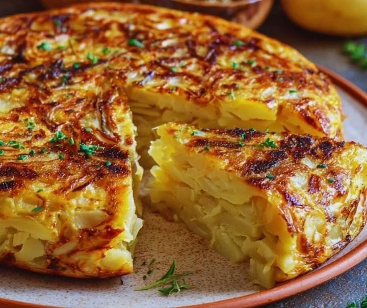 Recette de tortilla espagnole facile avec pommes de terre et oeufs