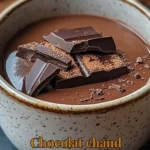 Recette de chocolat chaud maison, boisson chaude réconfortante et savoureuse.