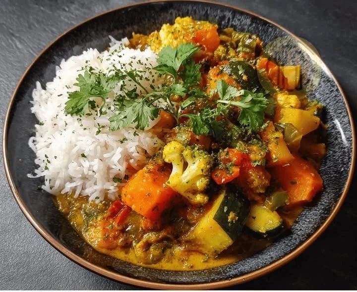 Curry de Légumes d’Hiver riche en saveurs et parfait pour l'hiver.