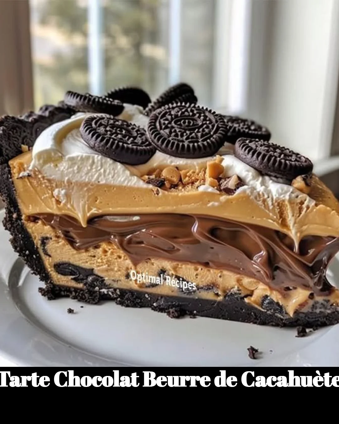Tarte Chocolat Beurre de Cacahuète délicieuse et gourmande en dessert