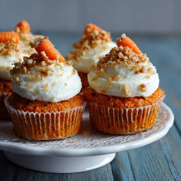 Cupcakes aux carottes moelleux et savoureux, parfaits pour toute occasion